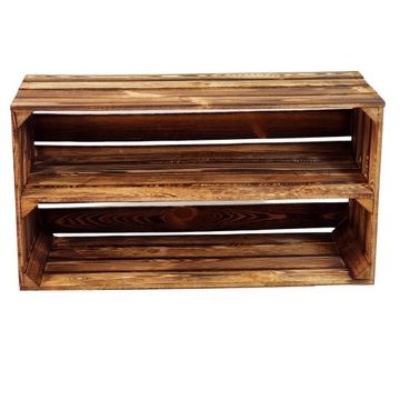 Skrzynka opalana z długą półką XXL 75x40x30cm