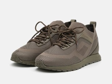 HUGO 50471301 MĘSKIE BUTY SPORTOWE KHAKI 41 S2D