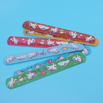 24 шт. БРАСЛЕТ ЕДИНОРОГА ДЕКОРАТИВНЫЕ ЛЕНТЫ БРАСЛЕТ ПВХ ДЛЯ БИ ПОДАРКОВ