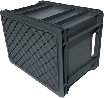 КОНТЕЙНЕР ДЛЯ ХРАНЕНИЯ 400х300х270 СЕРЫЙ