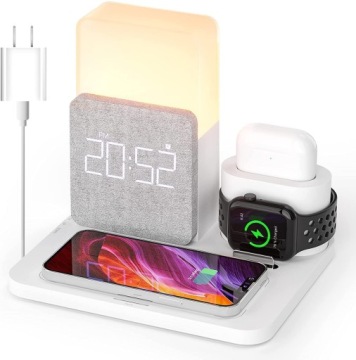 ŁADOWARKA INDUKCYJNA STACJA BEZPRZEWODOWA 3W1 APPLE WATCH IPHONE COLSUR