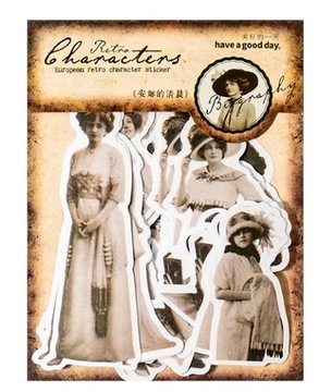 NAKLEJKI DO DZIENNIKA PLANERA SCRAPBOOKING VINTAGE