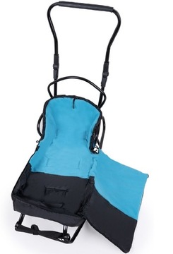 Санки, капюшон-толкатель, спинка, спальный мешок NK.