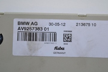 BMW 6 F13 650I 2013 RHD ANTÉNA ZESILOVAČ