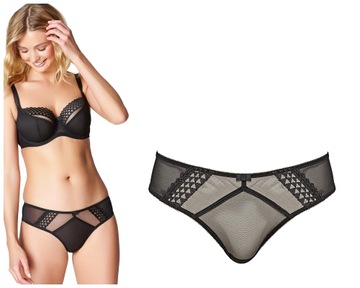 -S- Cleo by Panache Asher black figi brazilian