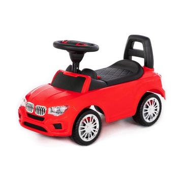 WADER Jeździk SuperCar5 dźwięk Pchacz Auto Red
