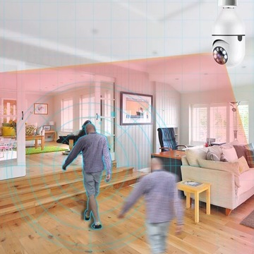 360 IP WIFI ЛАМПОВАЯ КАМЕРА
