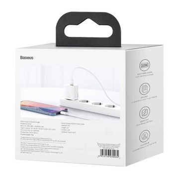 Baseus ładowarka USB Typ C 20W + do iPhona