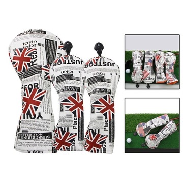 Чехол на голову для гольф-клюшки Driver The Union Flag 3 шт.