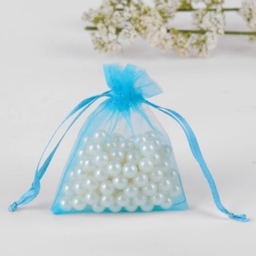 СУМКА ИЗ ОРГАНЗЫ ПОДАРОЧНАЯ УПАКОВКА КОНФЕТЫ ЮВЕЛИРНЫЕ ИЗДЕЛИЯ ПРИЧАСТИЕ 7x9 20x