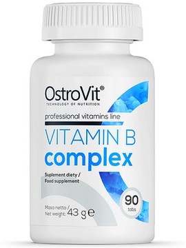 Komplet witamin z grupy B - 90 tab. OstroVit