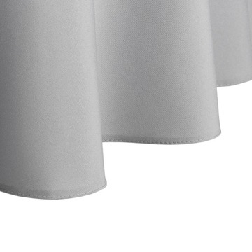 ЭЛЕГАНТНАЯ ГЛАДКАЯ ПРЯМОУГОЛЬНАЯ СКАТЕРТЬ СЕРАЯ 120х220