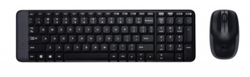 Zestaw klawiatura i mysz Logitech 920-003161 czarny