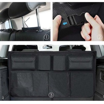 ORGANIZER BAGAŻNIKA TORBA DO SAMOCHODU AUTA