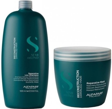 Alfaparf Reparative Szampon 1000ml Maska 500ml