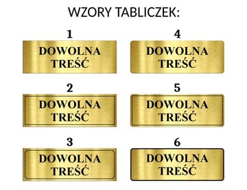 TABLICZKA na pleksi i dystansach prezes dyrektor KIEROWNIK DZIAŁU 20x7 cm