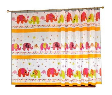 ВУАЛЬ ГЛАДКАЯ, РАЗНОЦВЕТНАЯ, СЛОНИКИ, ВЫСОТА: 180 см.