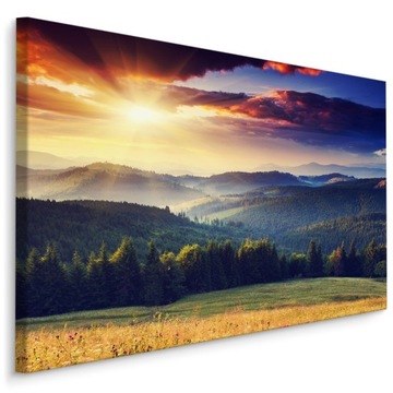 Obraz na Płótnie GÓRY Karpaty Krajobraz 3D 70x50
