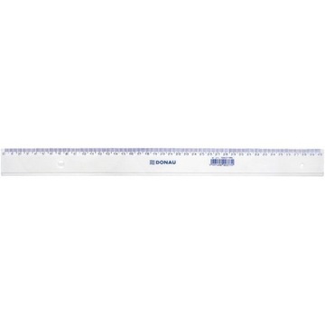 LINIJKA 40 CM DONAU, TRANSPARENTNA