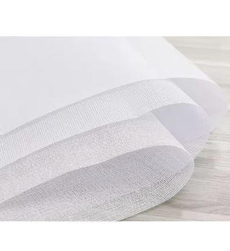 TAŚMA USZTYWNIĄJĄCA DO PRZELOTEK SZTYWNIK BIAŁA10 CM FIRANKA ZASŁONKA