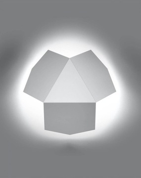 KINKIET LAMPA NA ŚCIANĘ REFLEKTOR LED TRE biały