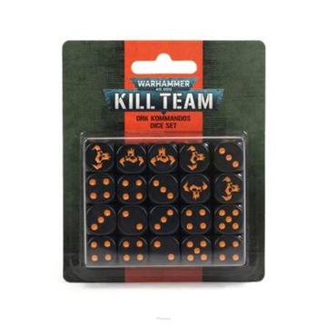 Warhammer 40.000 Kill Team: Ork Kommandos Dice Set