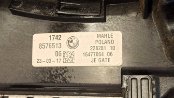 BMW 7 G11 VENTILÁTOR CHLADIČE 3.0 8576513 9364258 8590047