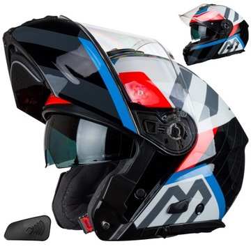 CASSIDA KASK MOTOCYKLOWY SZCZĘKOWY Z WŁÓKNA LEKKI