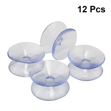 12 шт. ПРОЗРАЧНЫЕ ДВУХСТОРОННИЕ РЕЗИНОВЫЕ ПОДКЛАДКИ ДЛЯ SILI GLASS 10 X 20 ММ