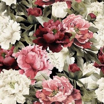 Tkanina wodoodporna ogrodowa oxford PEONIE D072