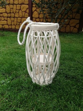 Плетеный фонарь подвесной БОЛЬШОЙ плетеный