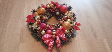 ВЕНОК КРЕМОВЫЙ на стол или дверь, 30 см