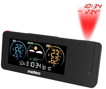 ПОГОДНАЯ СТАНЦИЯ ПОГОДНЫЙ БУДИЛЬНИК С DCF-ПРОЕКТОРОМ