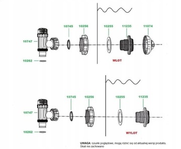 Uszczelka płaska 10255 Intex