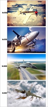 постер с самолетом, самолеты, истребители, 70х50см