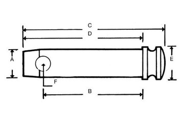 Палец верхней тяги 15,7х76,2 мм Vapormatic