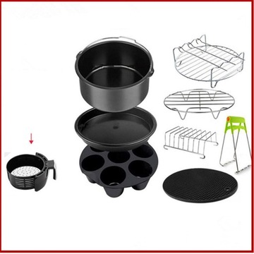 Набор из 8 деталей для фритюрницы Набор на 3,7 Qt .8