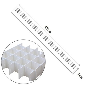 4x Organizer przegródka separator DO szuflady szafy biurka