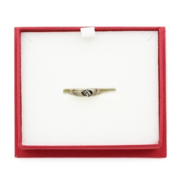 Pudełko prezentowe na obrączkę, pierścionek