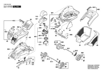 Колесо Bosch для электрической газонокосилки Rotak 43 40 39 Колеса LI