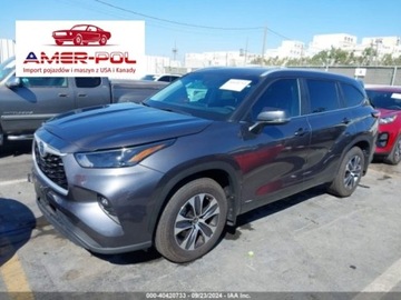 Toyota Highlander III 2024 Toyota Highlander 2024 r., 2,5 L HYBRID XLE 2.5 Hybryda 243KM