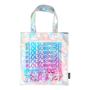 LOL TORBA PLAŻOWA dla dziewczynki holograficzna