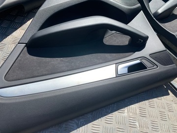 ОБИВКА БОКОВОЙ ДВЕРИ ПЕРЕДНЯЯ ЗАДНЯЯ Q5 8R 2011-17 КОМПЛЕКТ АЛЬКАНТАРЫ