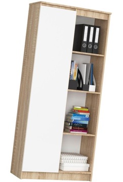 REGAŁ DO BIURA NA DOKUMENTY 8 PÓŁEK DRZWICZKI MAT