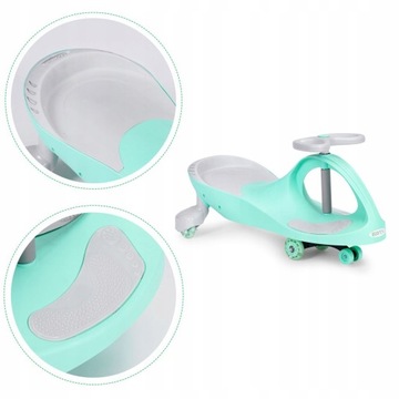 Гравитационный аттракцион, транспортное средство для детей, светодиодные колеса, Велосипед-машина, МИКС ЦВЕТОВ