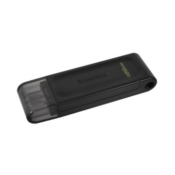 Флэш-накопитель Kingston USB Type C 128 ГБ USB-C DT70 черный