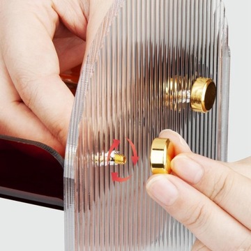 2-х уровневый органайзер на столешницу для ванной комнаты, поднос для косметики и парфюмерии.