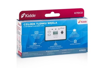 KIDDE K7DCO ЖК-детектор угарного газа - 10 ЛЕТ