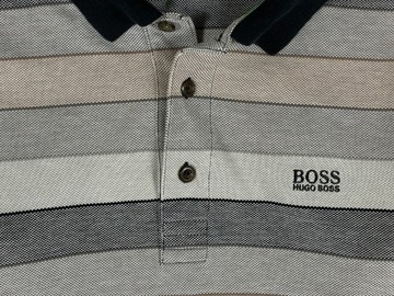 Hugo Boss Polo Męskie Paski Logo Unikat Klasyk S M