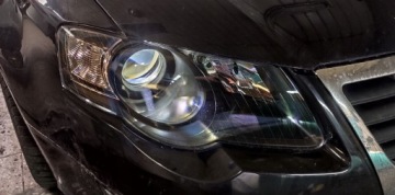 VW PASSAT B6 3C 05-10 ЛАМПЫ фар ПРОЗРАЧНЫЕ ЧЕРНЫЕ